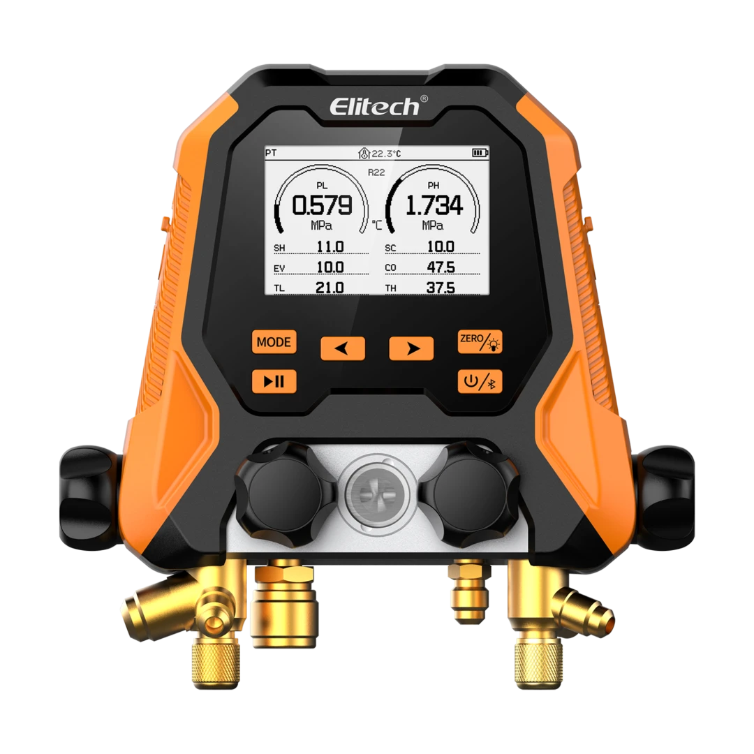 Digitálny manometer Elitech MS-870S SET (kompletná servisná sada)