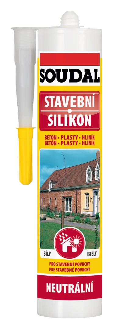 Stavebný silikón biely 300ml