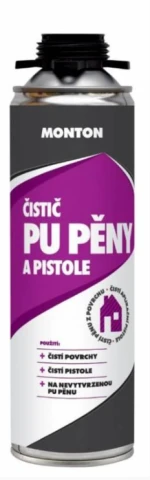 Monton Čistič PU peny a pištole GUN 500 ml