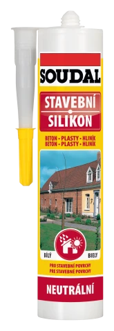 Stavebný silikón biely 300ml